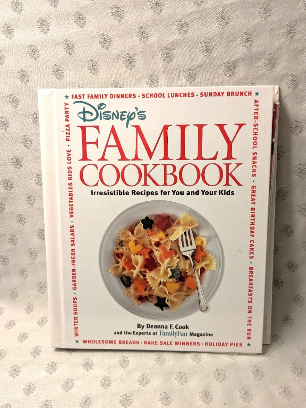 Disney's Family Cookbook by Deanna F. Cook 1996 First Edition Hardback